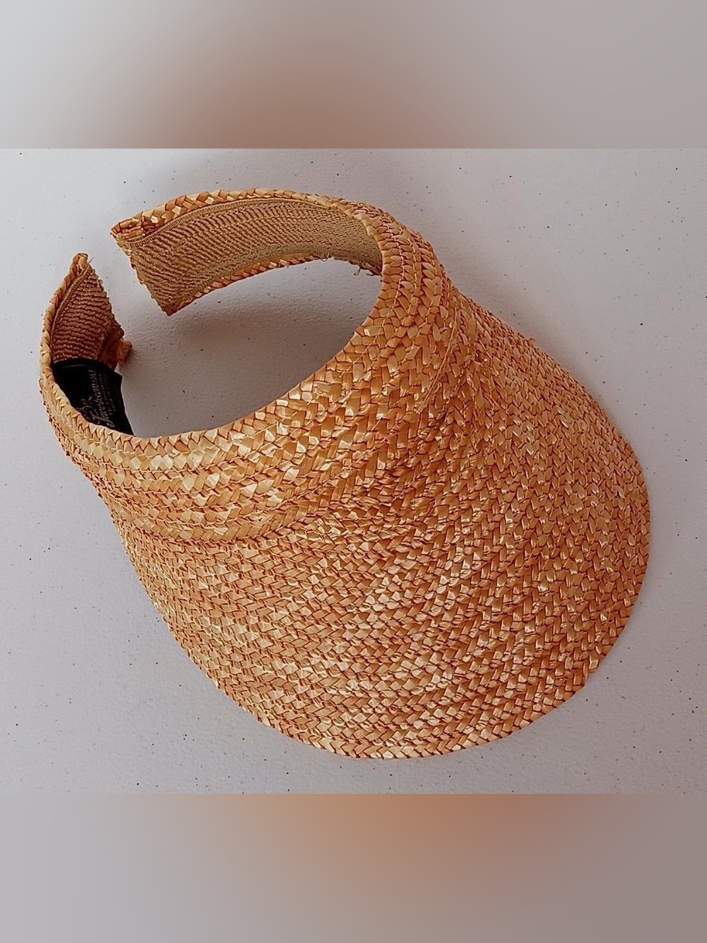 Jacobson Hat Straw Sun Visor beach vacation pool cruise resort wear sun hat
